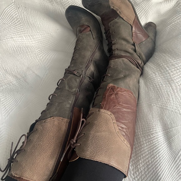 Made in Portugal leather tall boot sz40 - Picture 2 of 7